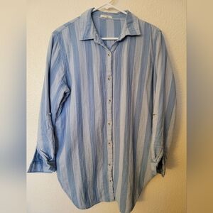 Blue Button Down Shirt  M